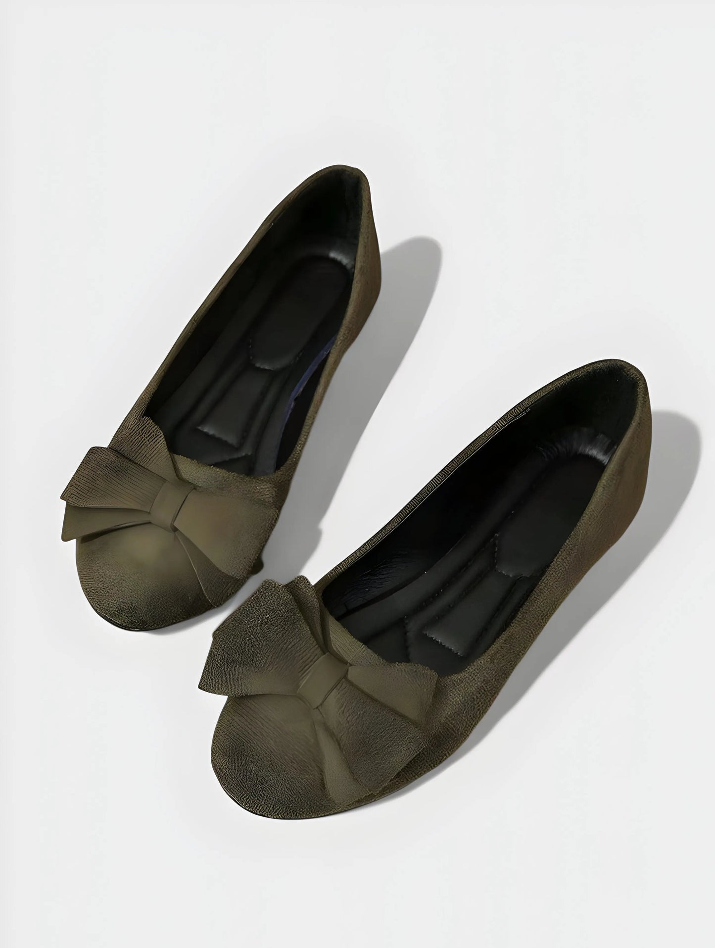 Zelia | Slip-On Ballet Flats with Bow