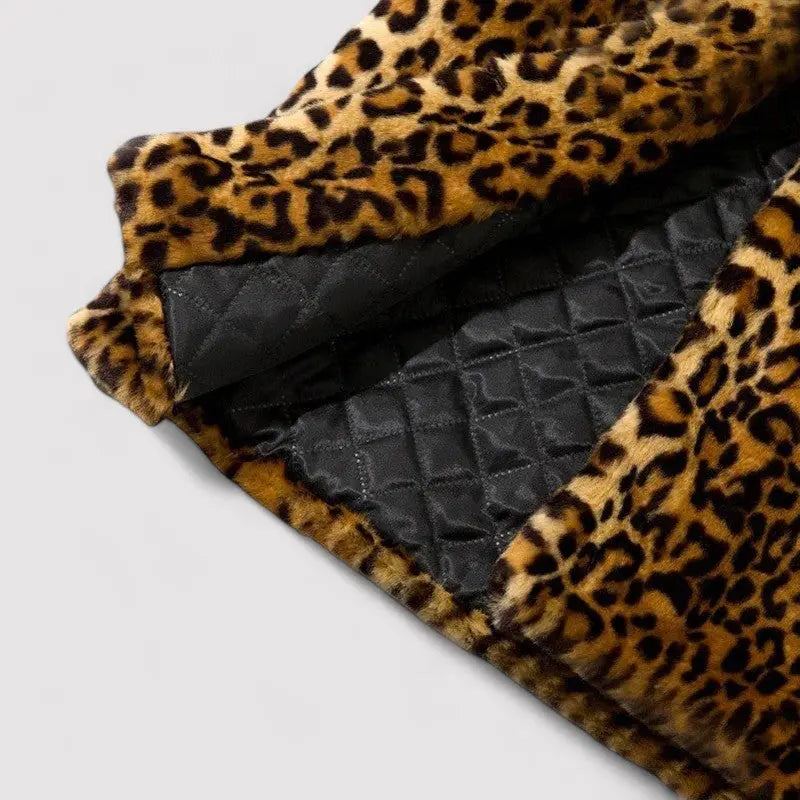 Aliya | Chic Leopard Faux Fur Coat