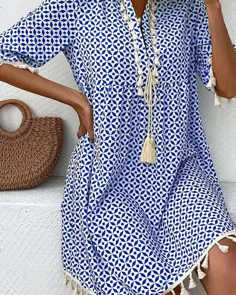 Callista | Printed Mini Dress