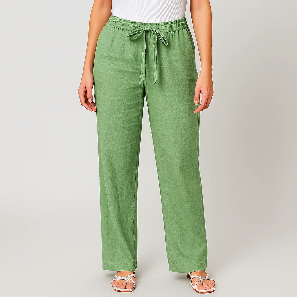 Samara | Wide Leg Pants with Drawstring