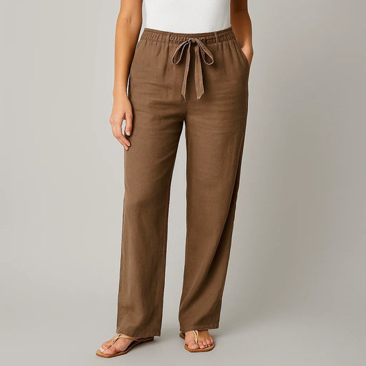 Samara | Wide Leg Pants with Drawstring