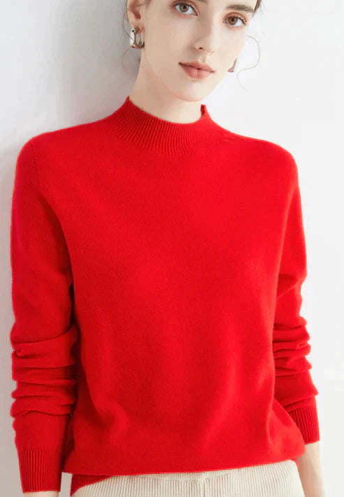 Fernanda | Warm Vibrant Casual Knit Sweater for Autumn and Winter