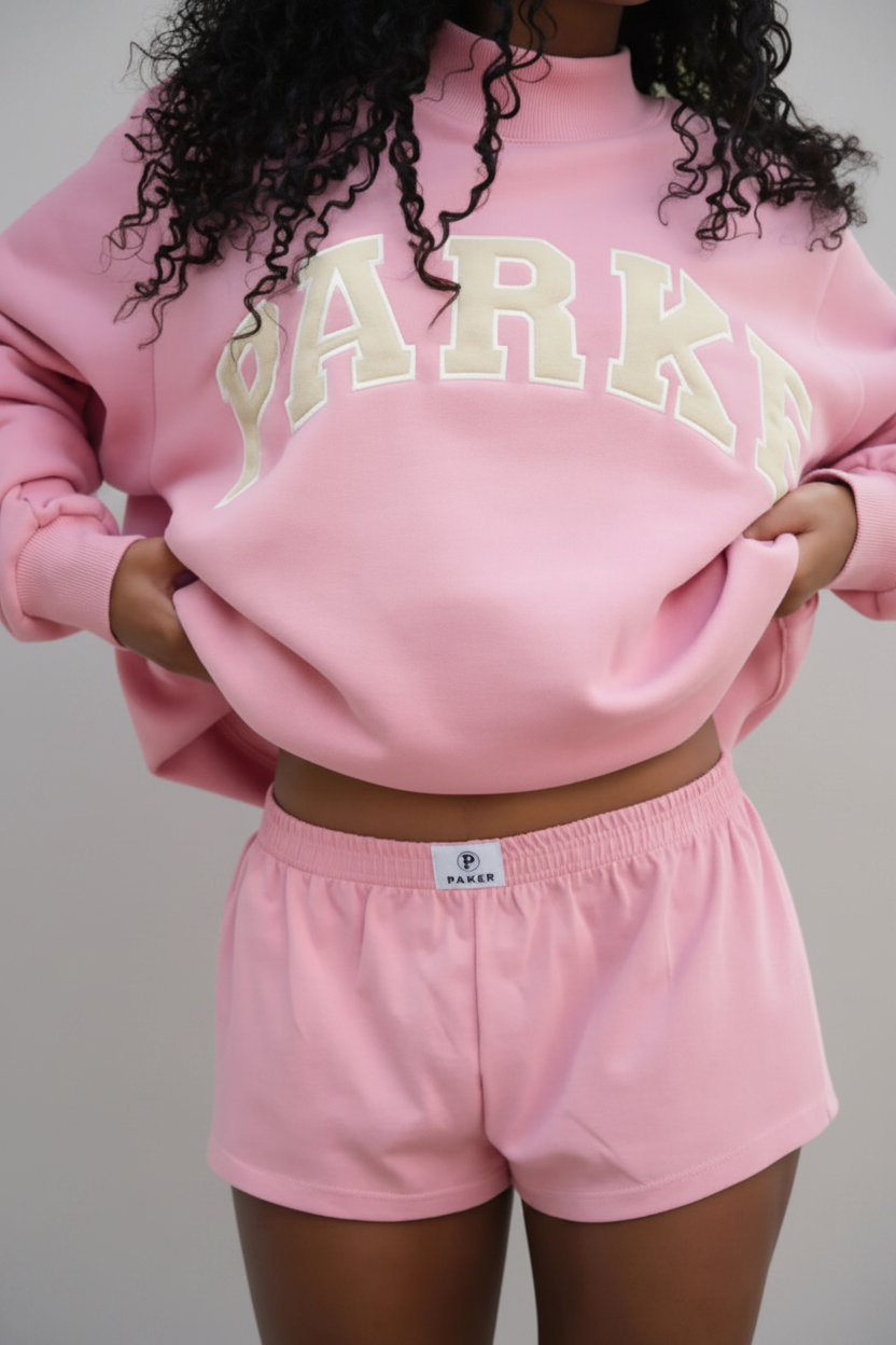 Wynn | Polished Varsity Oversized Sweatshirt