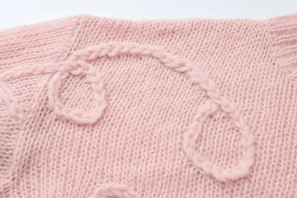 Anouska | Premium Wool Blend Cable Knit Sweater