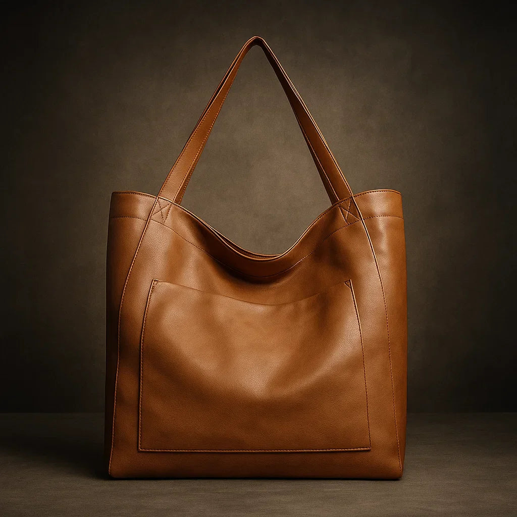 Praxedes | Stylish Corso Faux Leather Tote Bag for Everyday Use