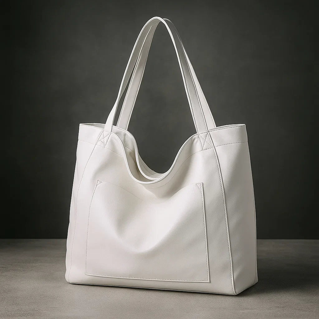 Praxedes | Stylish Corso Faux Leather Tote Bag for Everyday Use