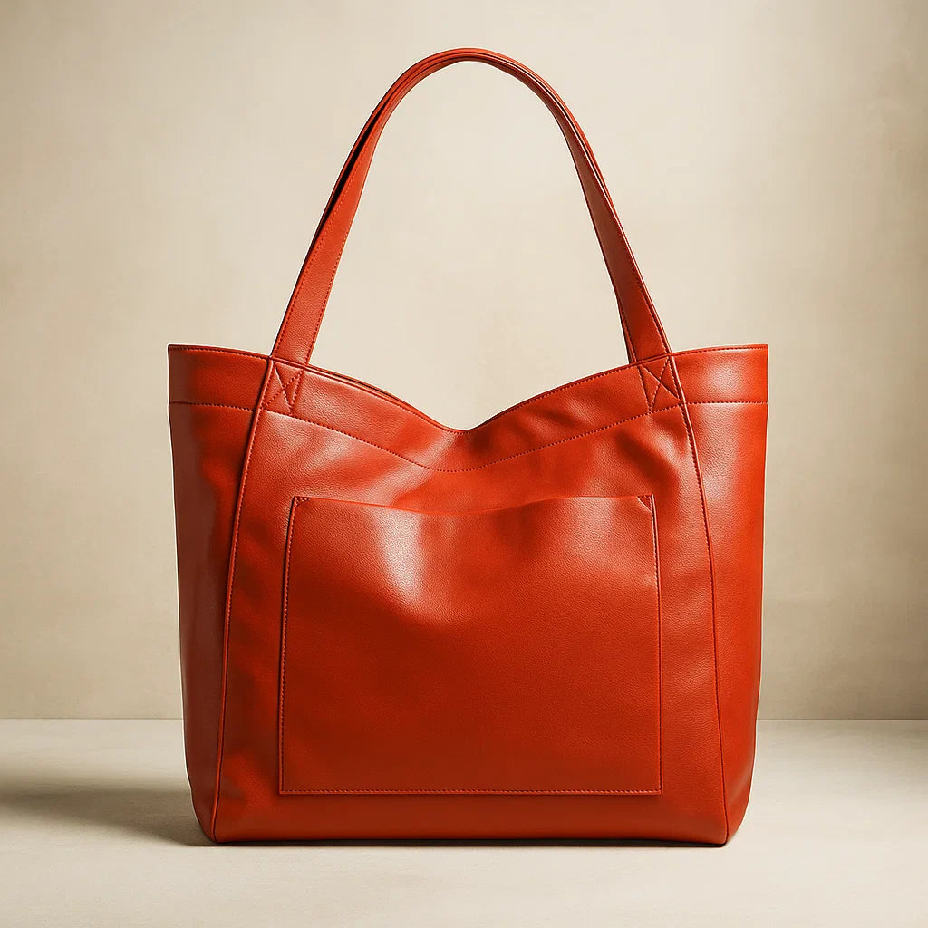 Praxedes | Stylish Corso Faux Leather Tote Bag for Everyday Use