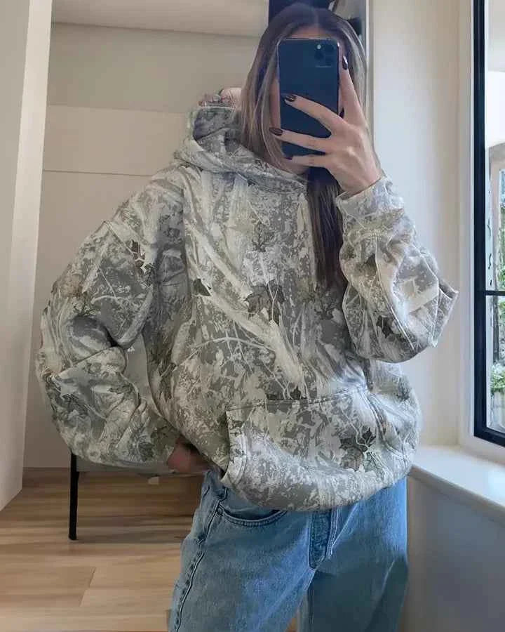 Sorrel | Unisex Oversized Camouflage Hoodie For Men Women Everyday