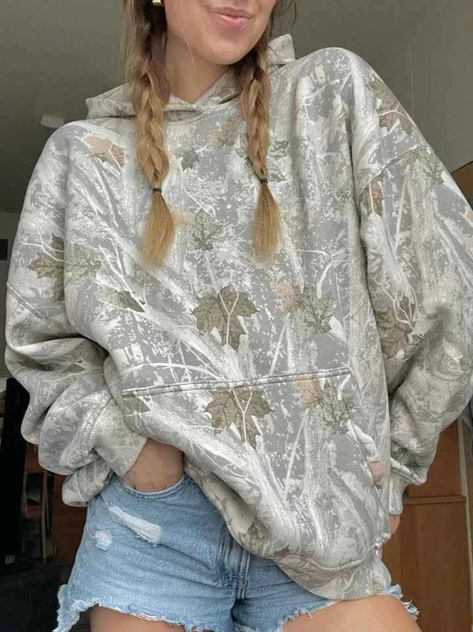 Sorrel | Unisex Oversized Camouflage Hoodie For Men Women Everyday