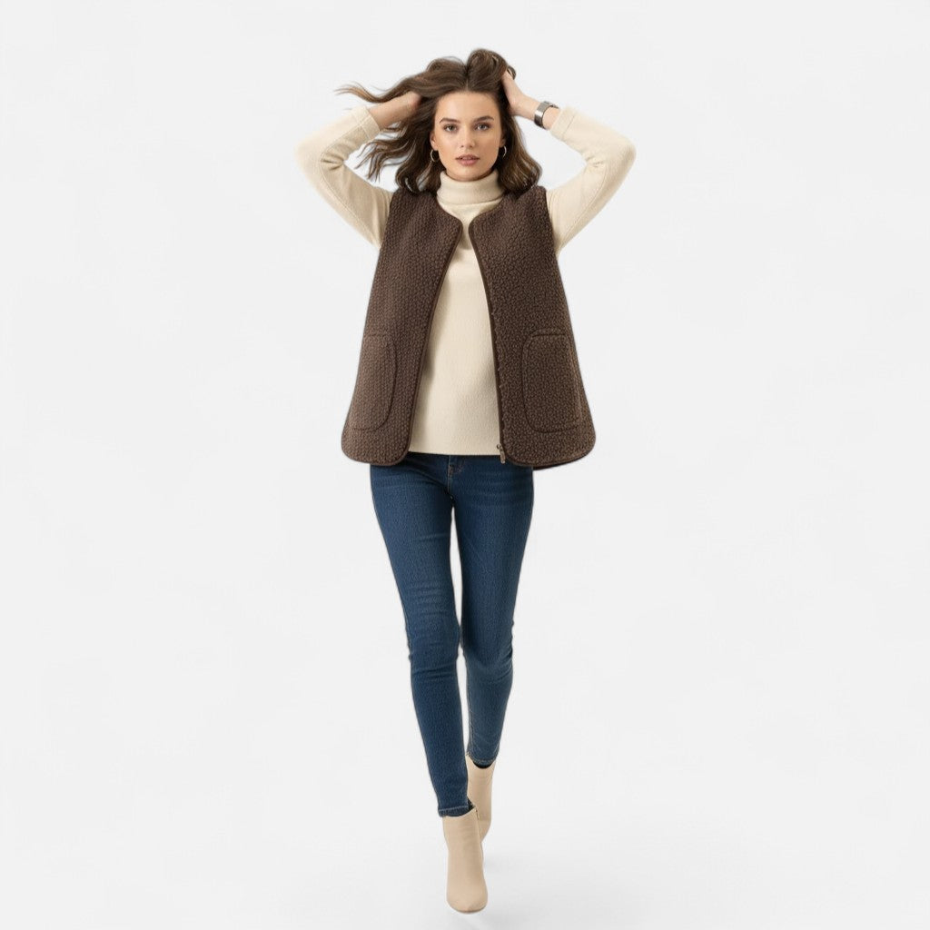 Oceane | Plush Cashmere-Blend Vest