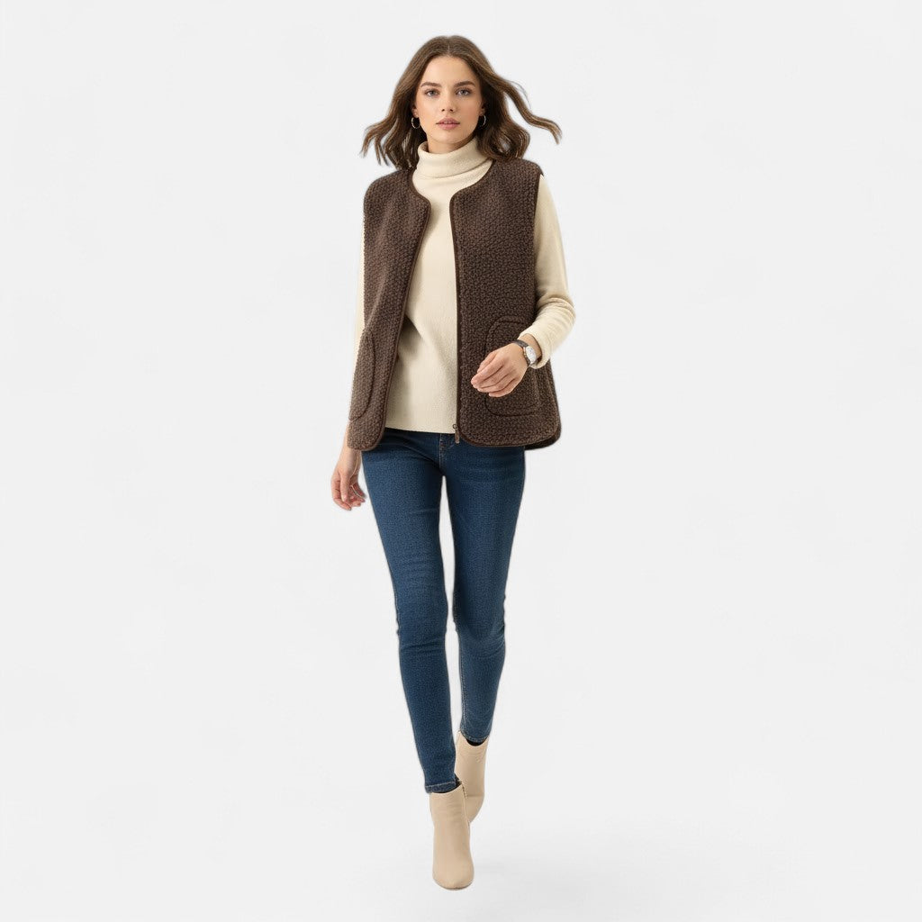 Oceane | Plush Cashmere-Blend Vest