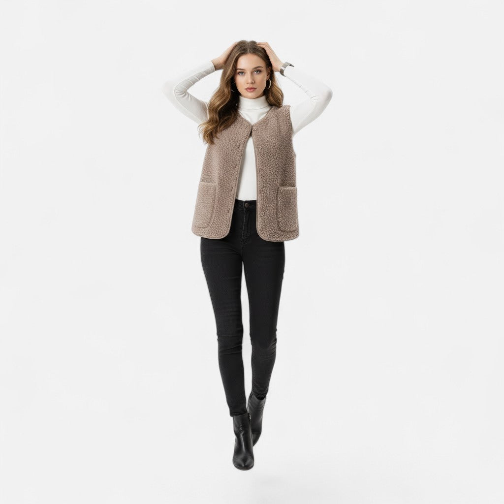 Oceane | Plush Cashmere-Blend Vest