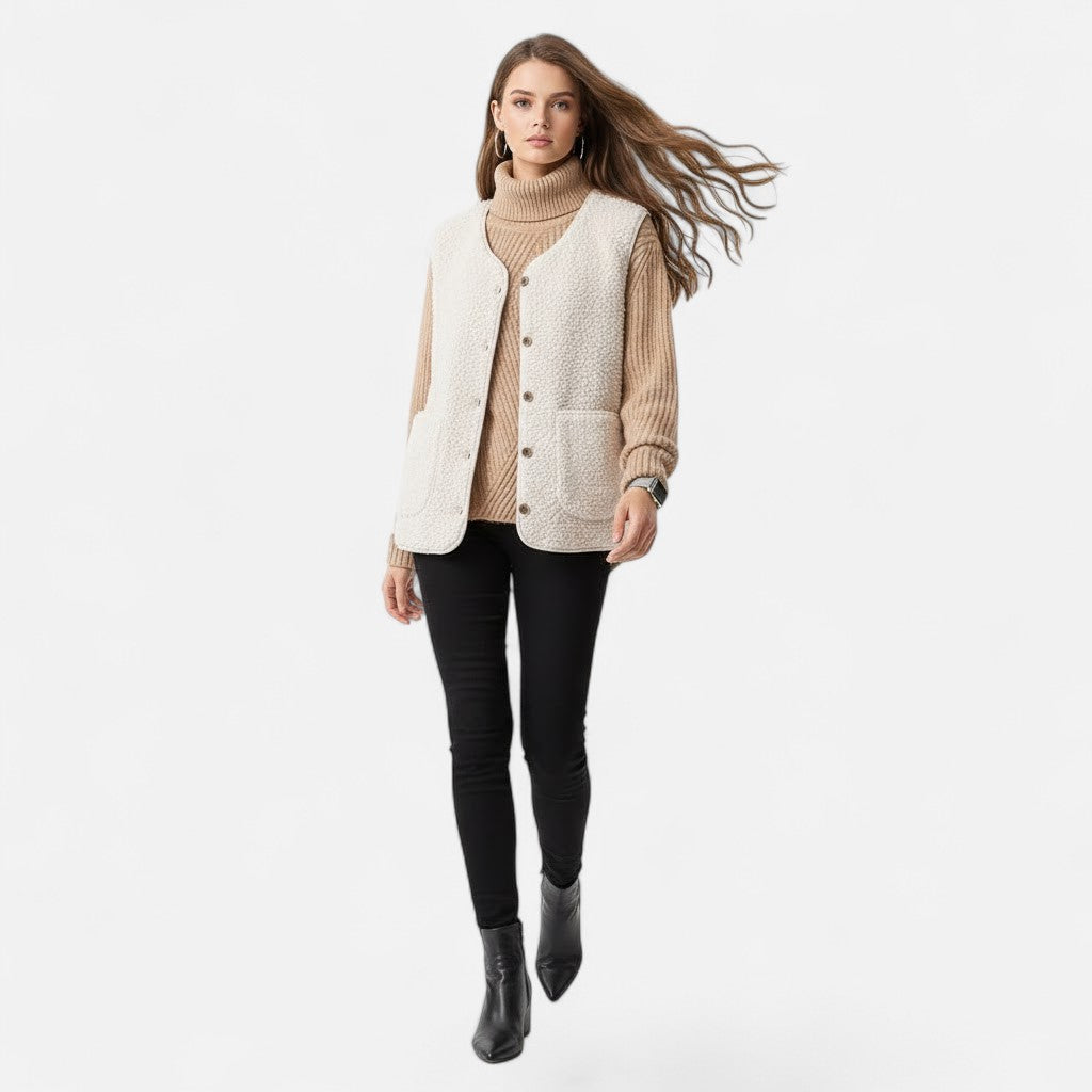 Oceane | Plush Cashmere-Blend Vest