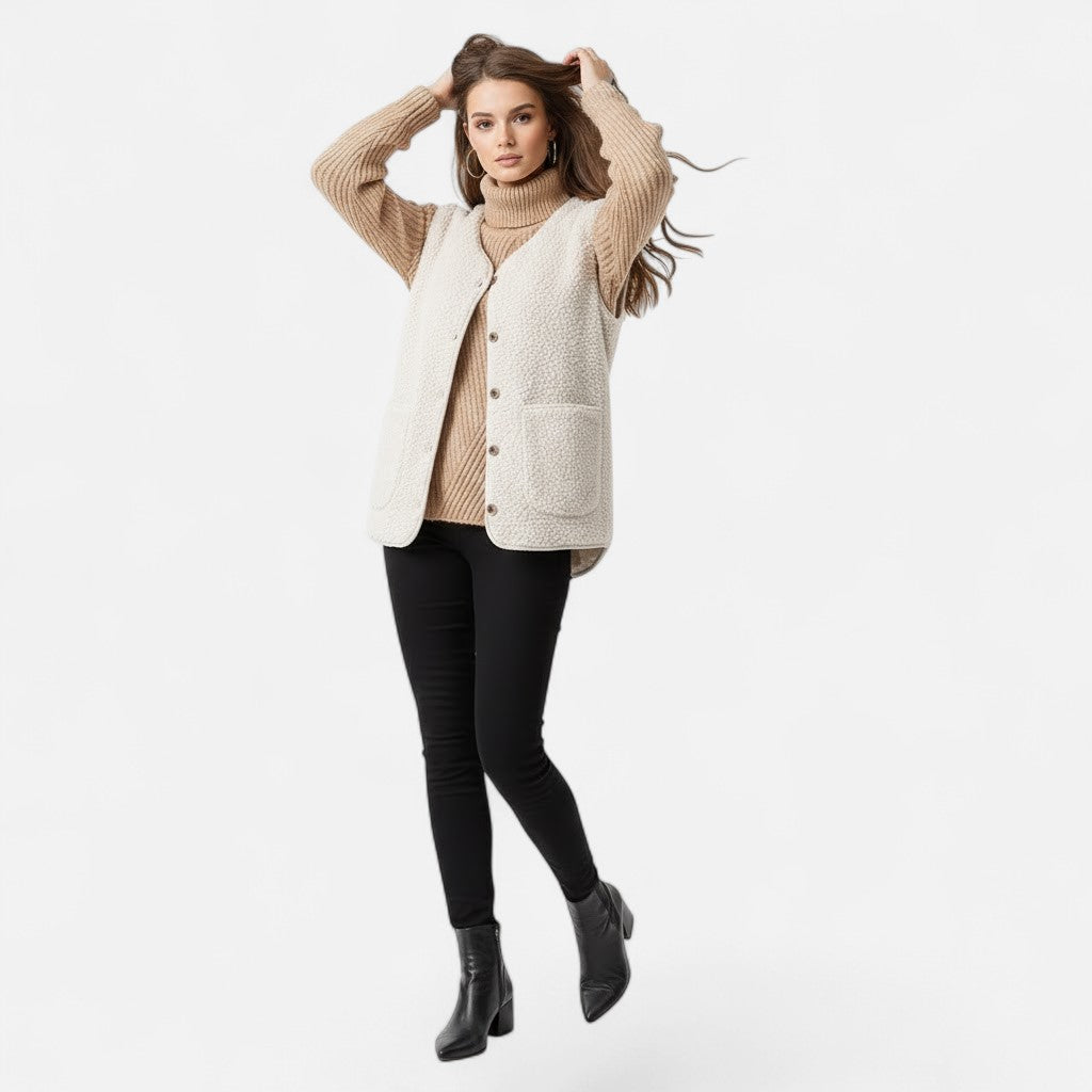Oceane | Plush Cashmere-Blend Vest