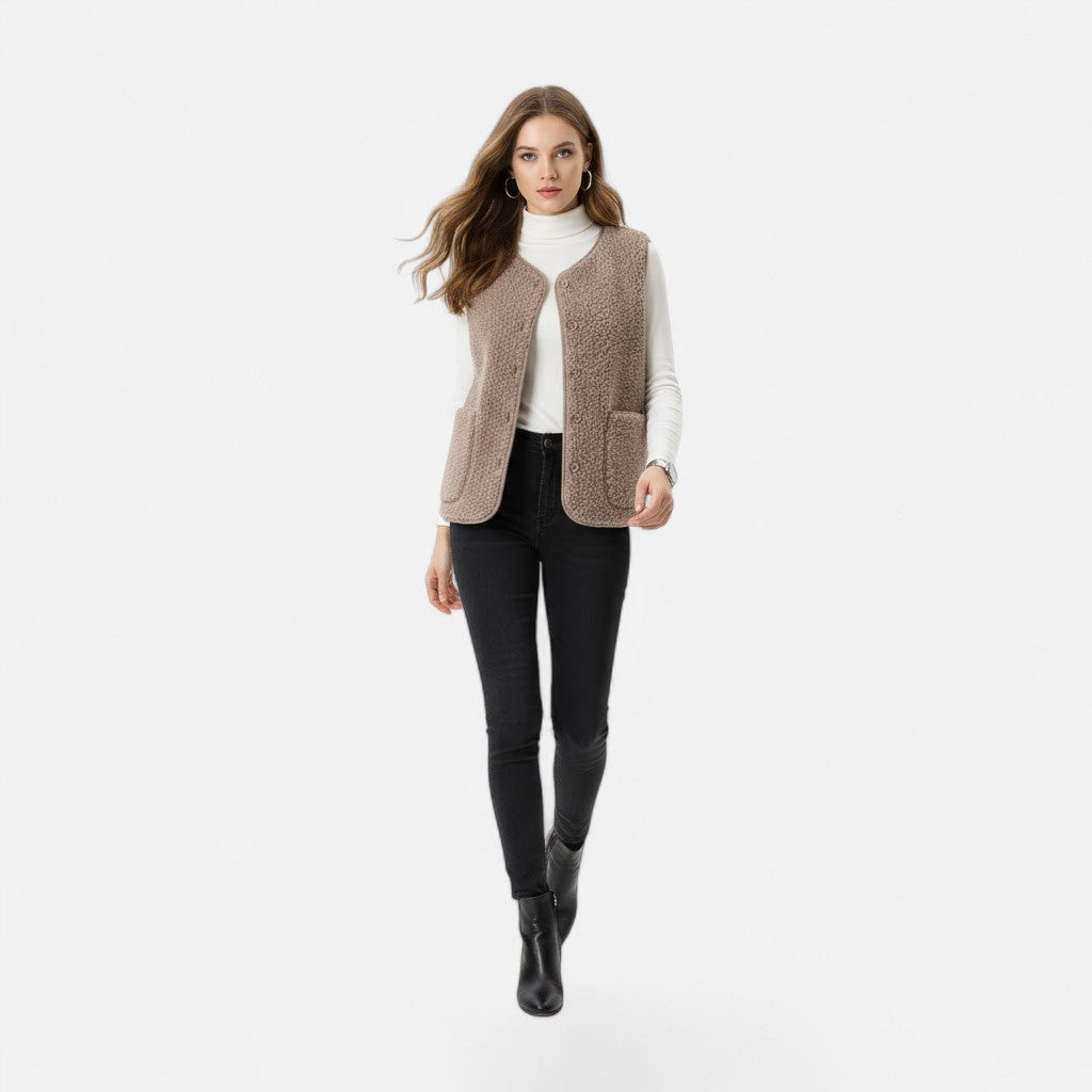 Oceane | Plush Cashmere-Blend Vest