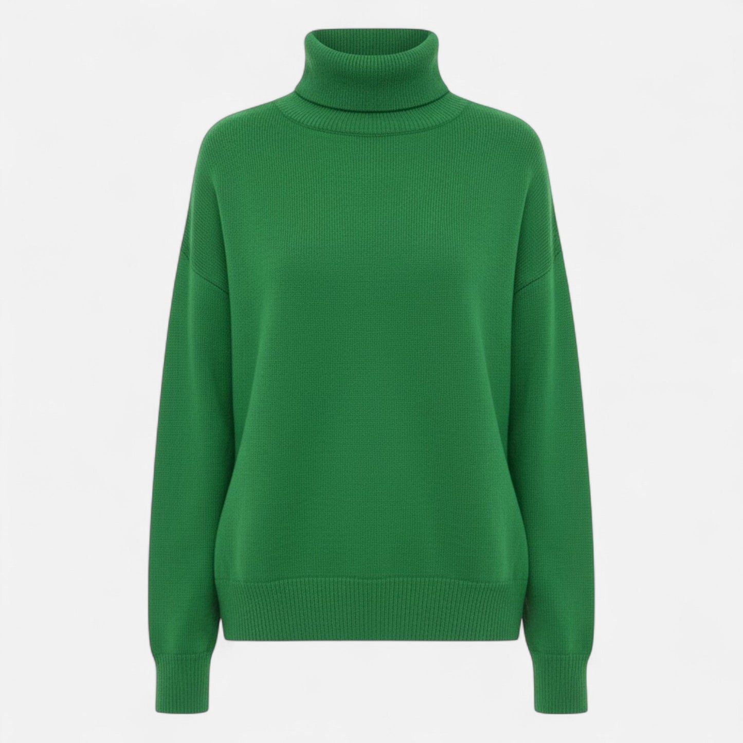 Lorelai | Wool-Blend Turtleneck Sweater – Oversized Thick Knit