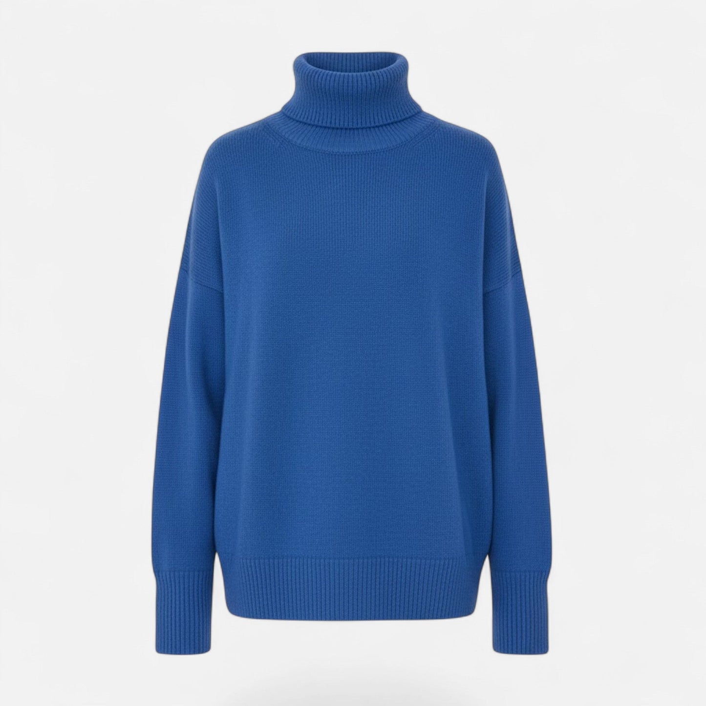 Lorelai | Wool-Blend Turtleneck Sweater – Oversized Thick Knit