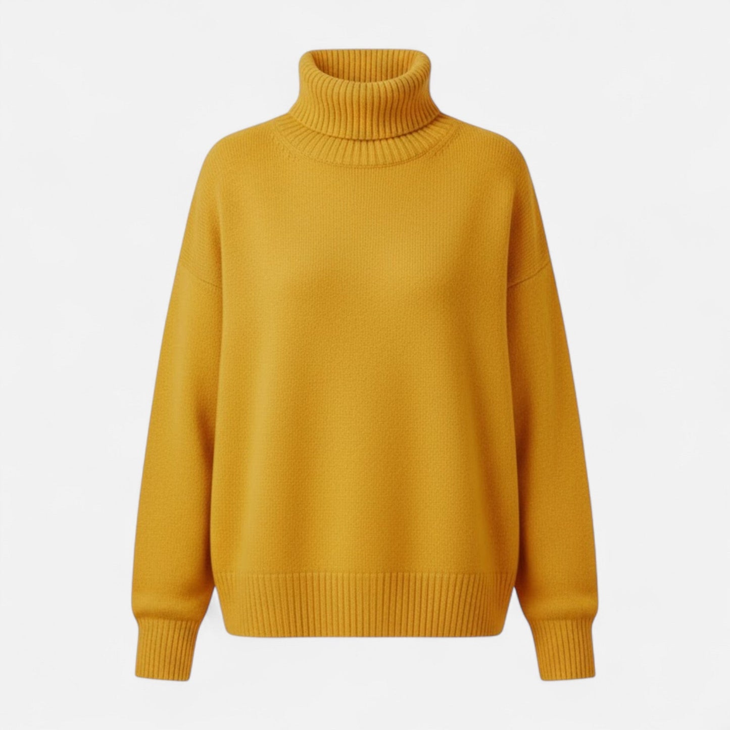 Lorelai | Wool-Blend Turtleneck Sweater – Oversized Thick Knit