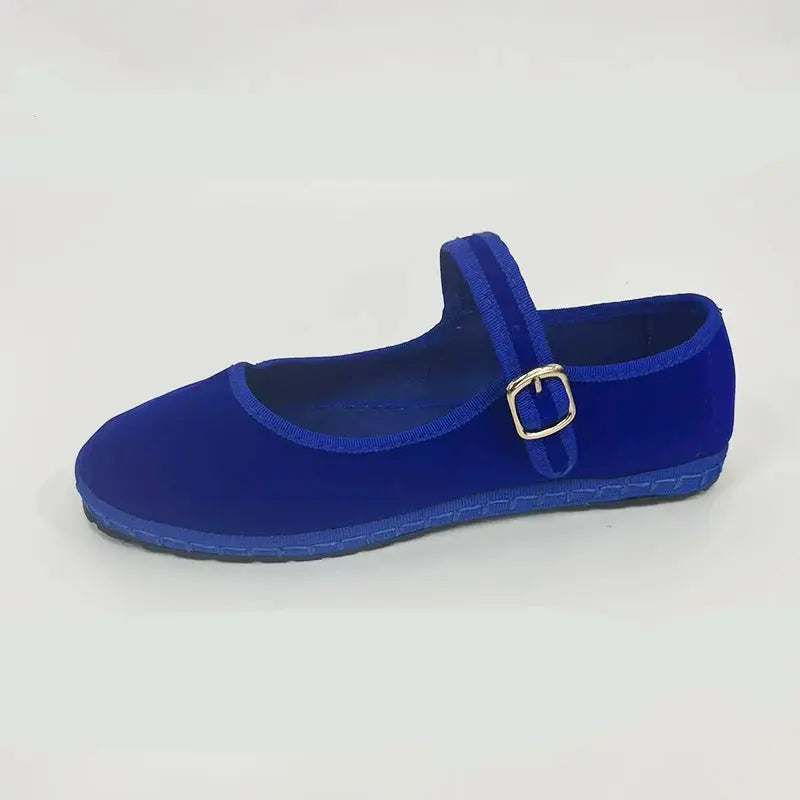Jessamine | Velvet Ballet Flats