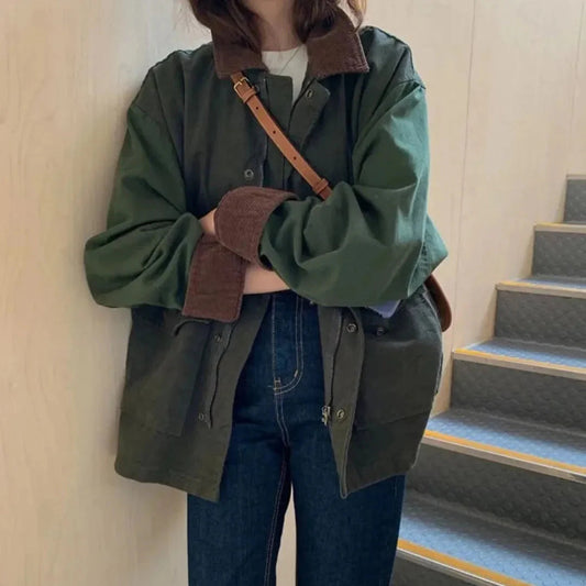 Yolanda | Vintage Corduroy Utility Jacket