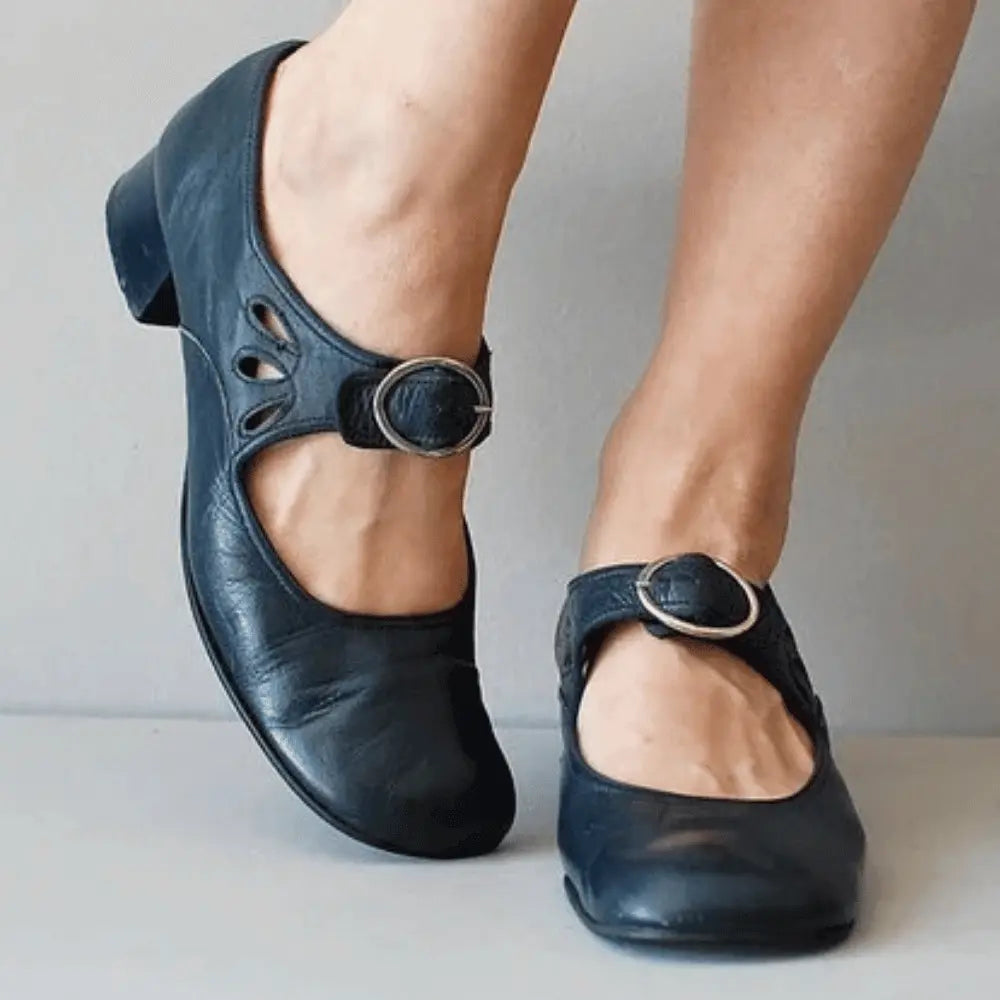 Theodosia | Vintage-Inspired Mary Jane Flats