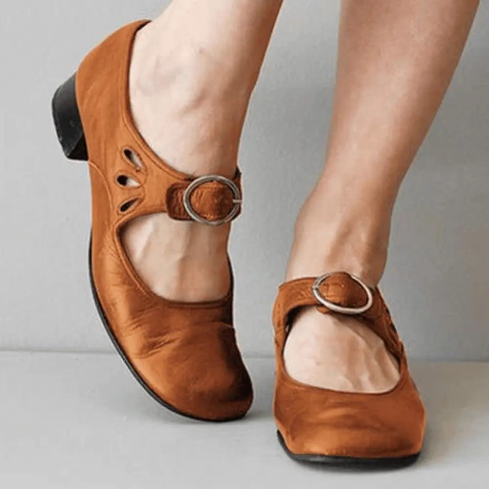 Theodosia | Vintage-Inspired Mary Jane Flats