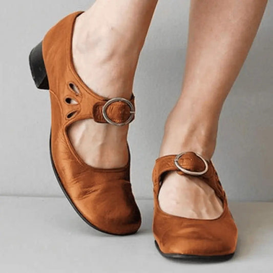 Theodosia | Vintage-Inspired Mary Jane Flats