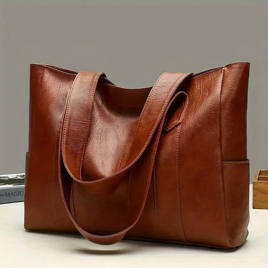 Lyric | Vintage Large Capacity Vegan Tote Bag For Daily Use