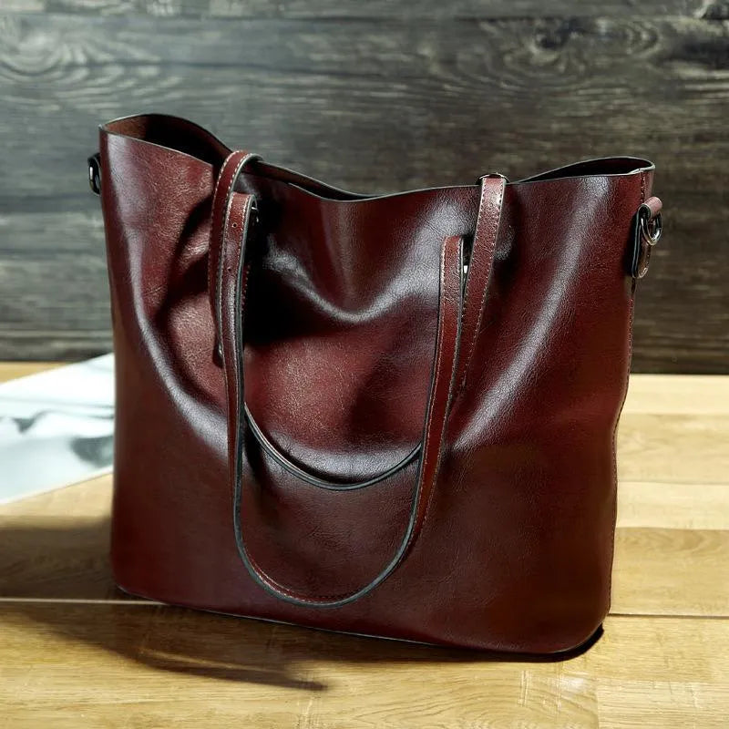Maisonneuve | Vintage Leather Shoulder Bag Elegant And Durable