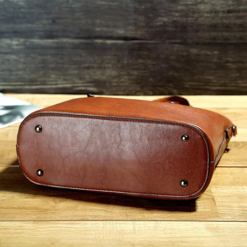 Maisonneuve | Vintage Leather Shoulder Bag Elegant And Durable