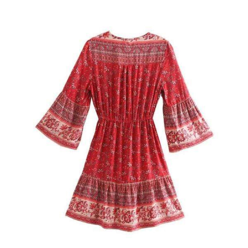 Kalinda | Patchwork Mini Dress