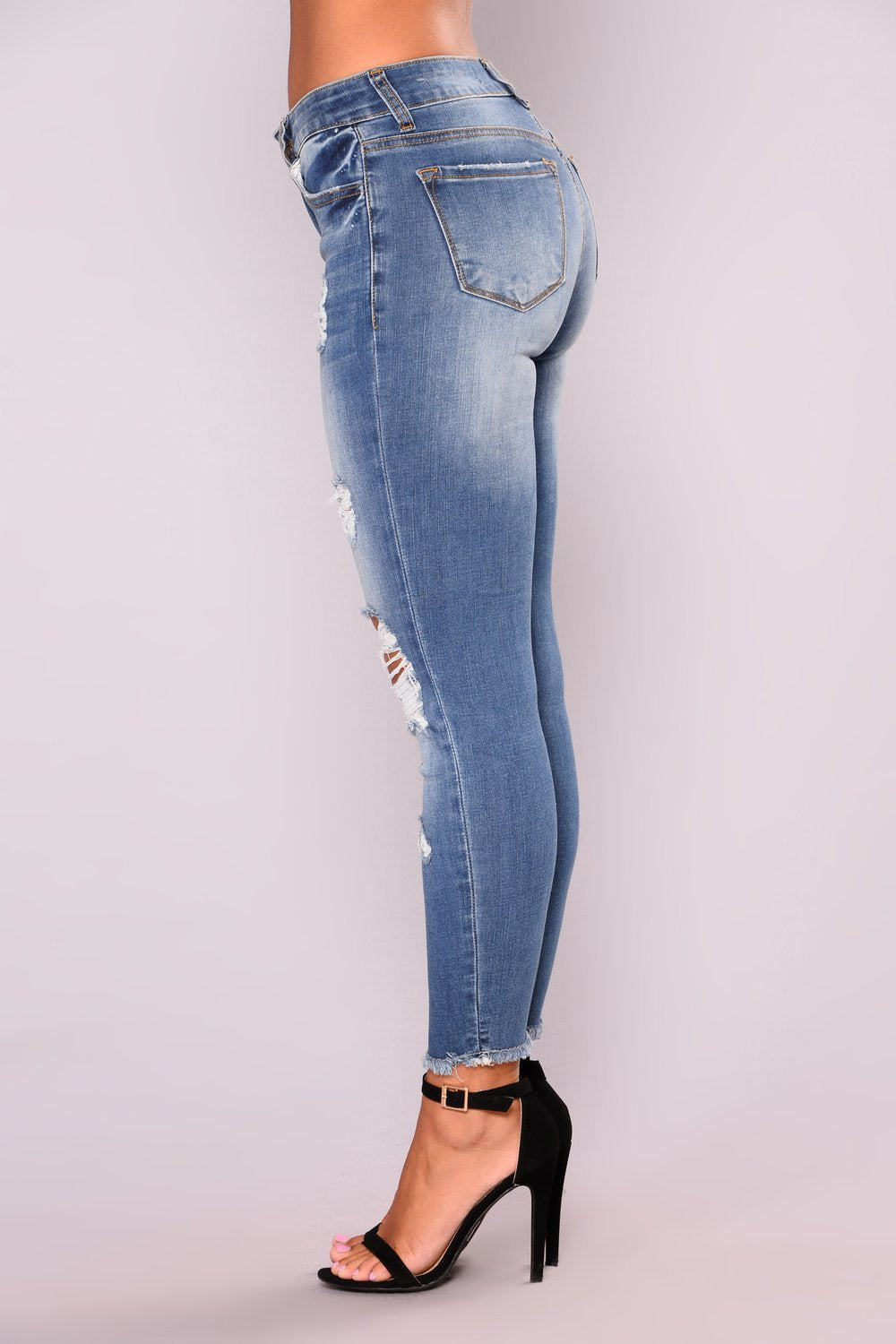 Sylvie | Stretch Denim Ankle Lift Jeans