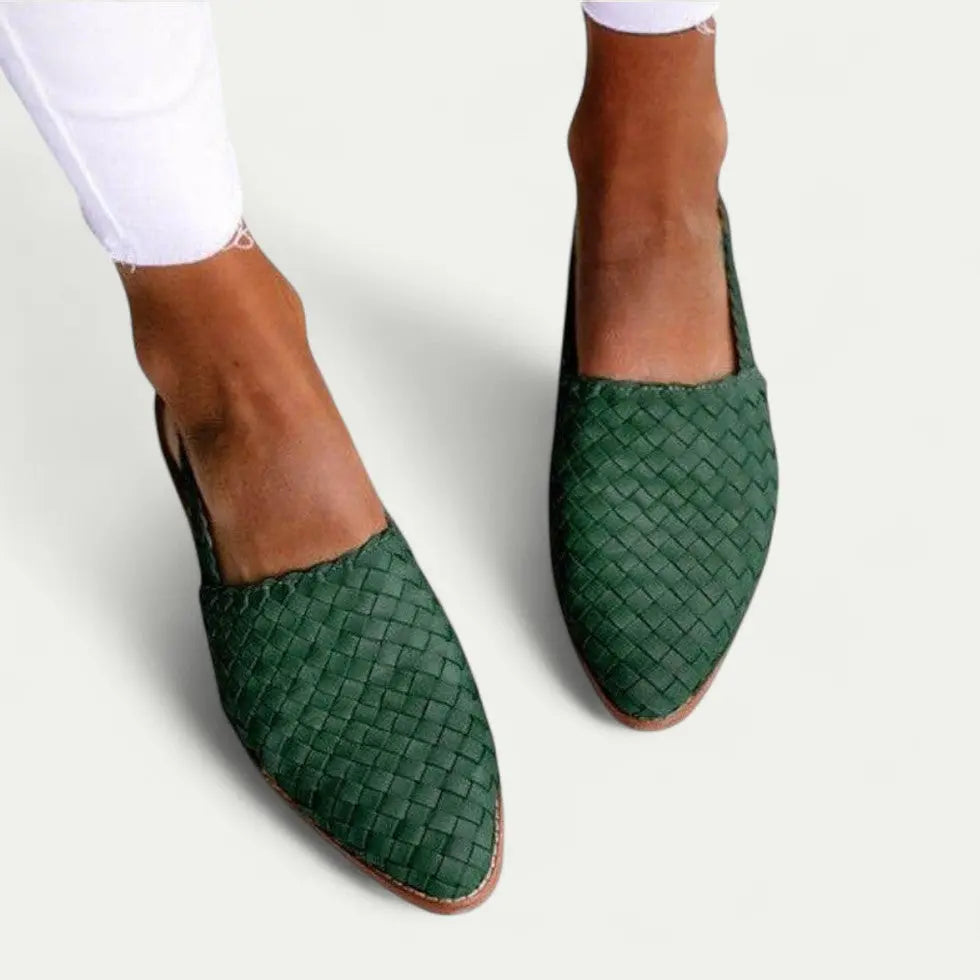 Palmira | Woven Slingback Flats