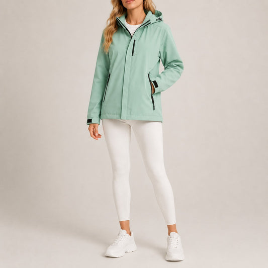 Adelina | Weather-Resistant Hooded Rain Jacket photo