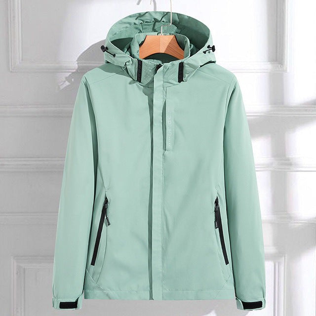 Adelina | Weather-Resistant Hooded Rain Jacket photo