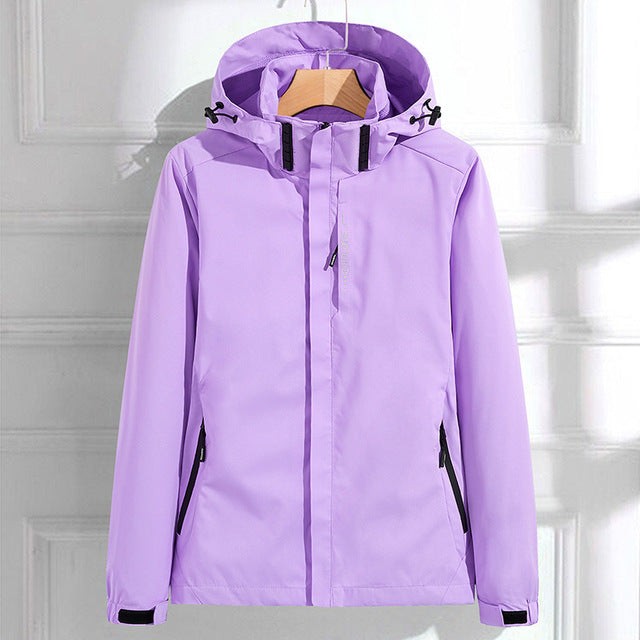 Adelina | Weather-Resistant Hooded Rain Jacket photo