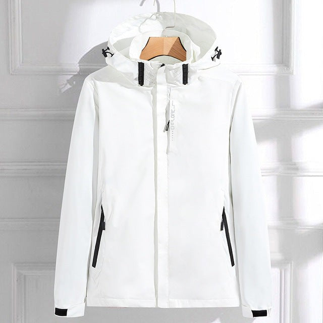 Adelina | Weather-Resistant Hooded Rain Jacket photo