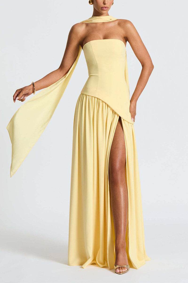 Briar | Knit A-Line Maxi Dress