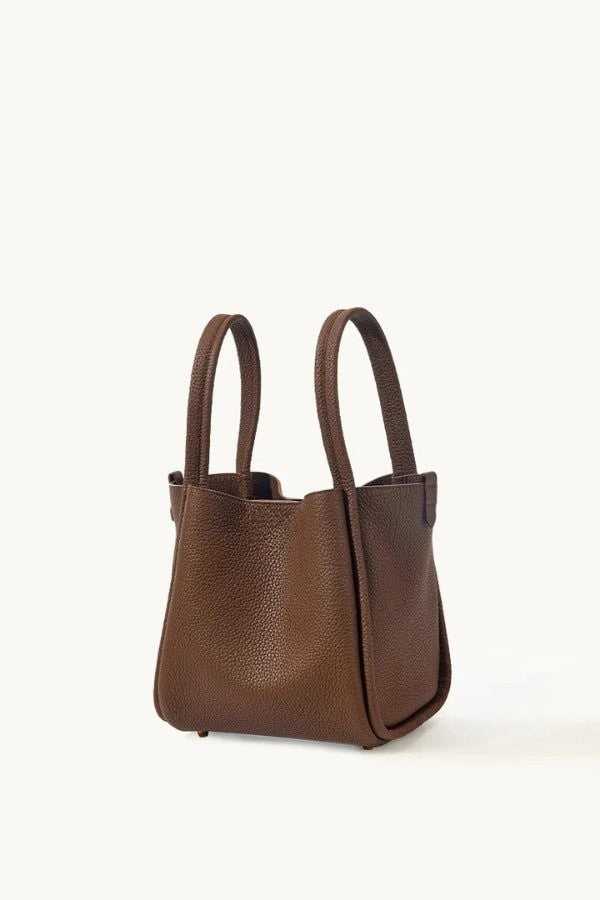 Anneke | Full-Grain Leather Bucket Bag photo