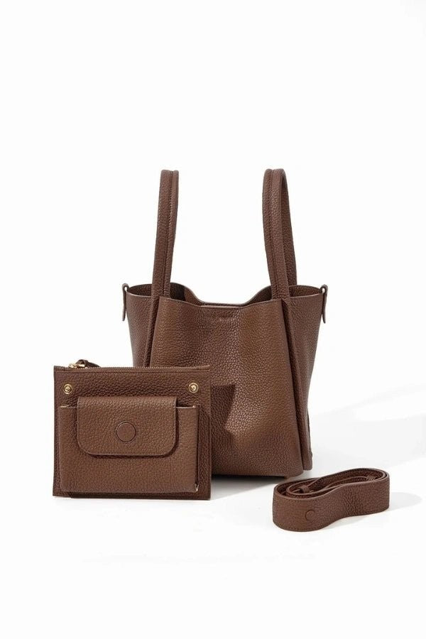 Anneke | Full-Grain Leather Bucket Bag photo