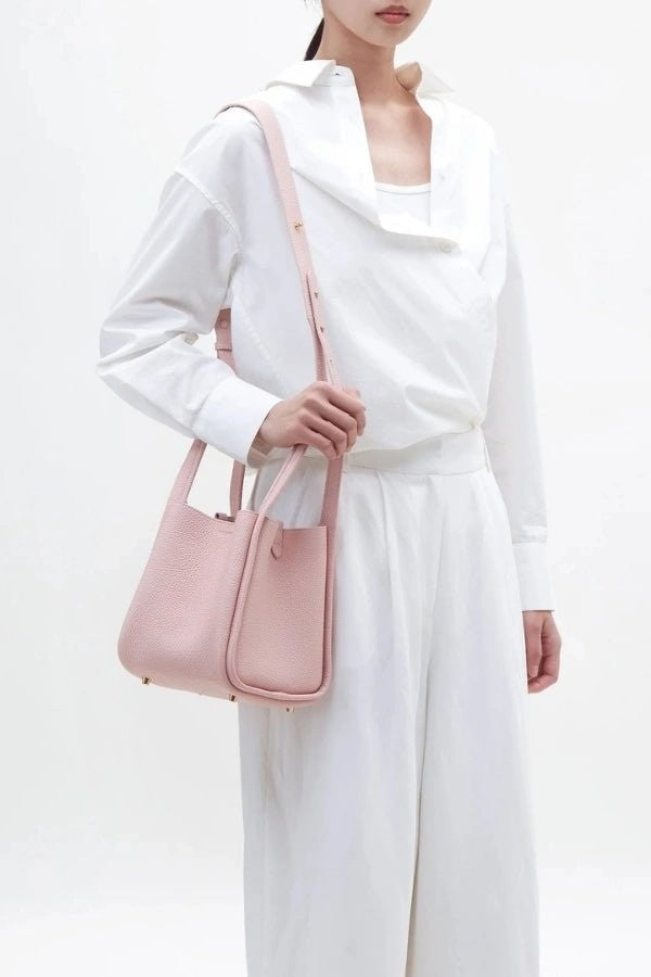 Anneke | Full-Grain Leather Bucket Bag photo