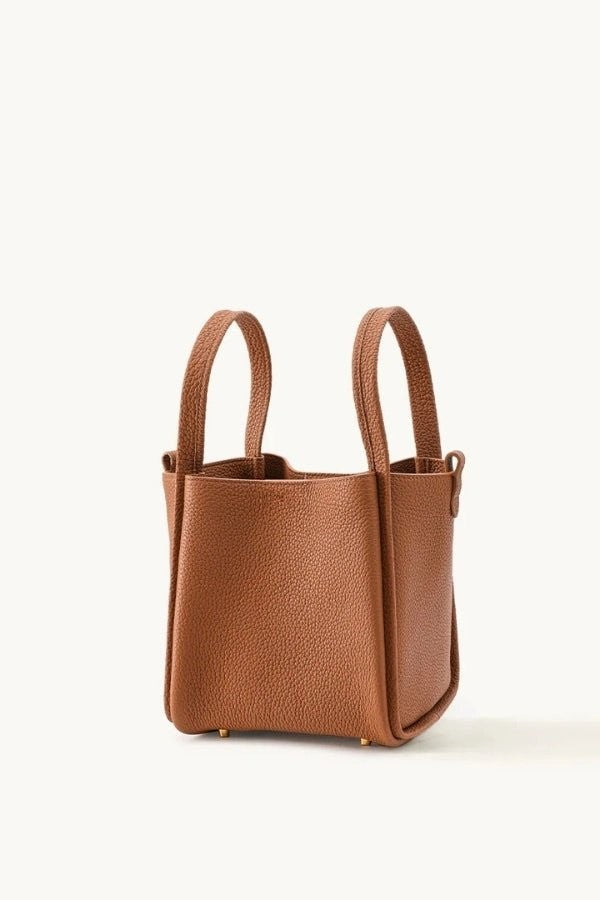 Anneke | Full-Grain Leather Bucket Bag photo