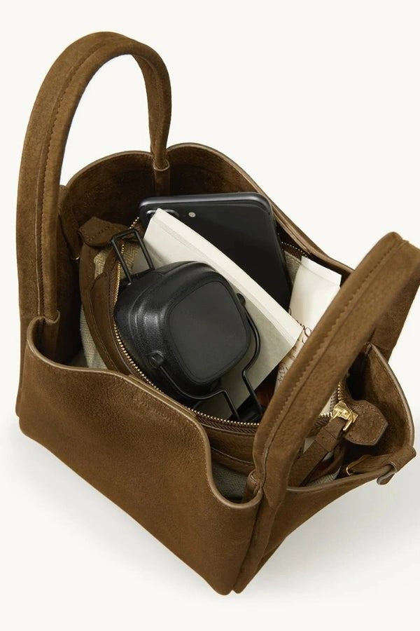Anneke | Full-Grain Leather Bucket Bag photo
