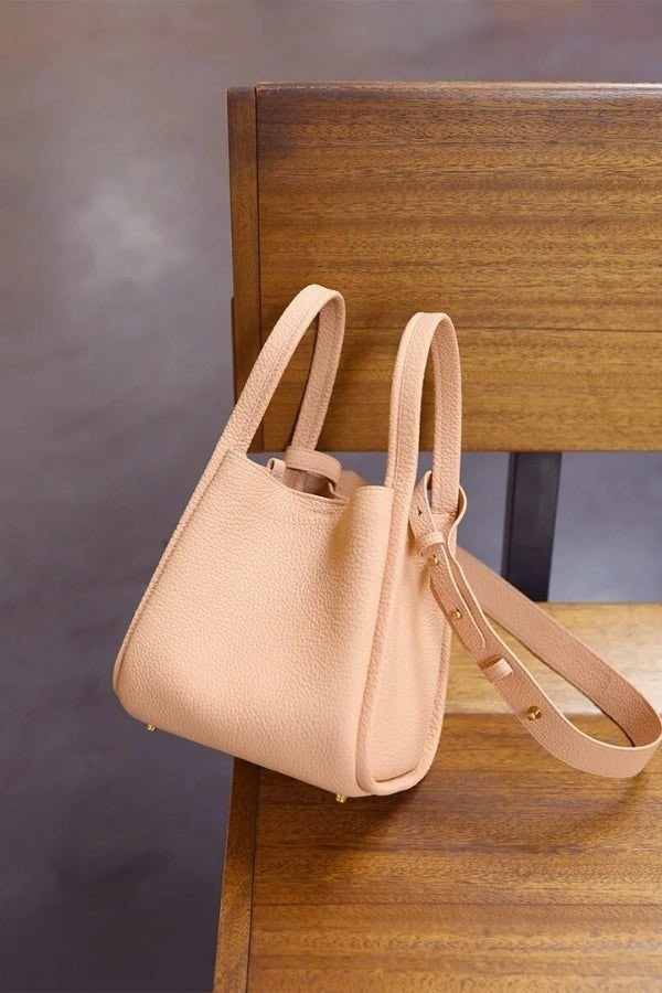 Anneke | Full-Grain Leather Bucket Bag photo