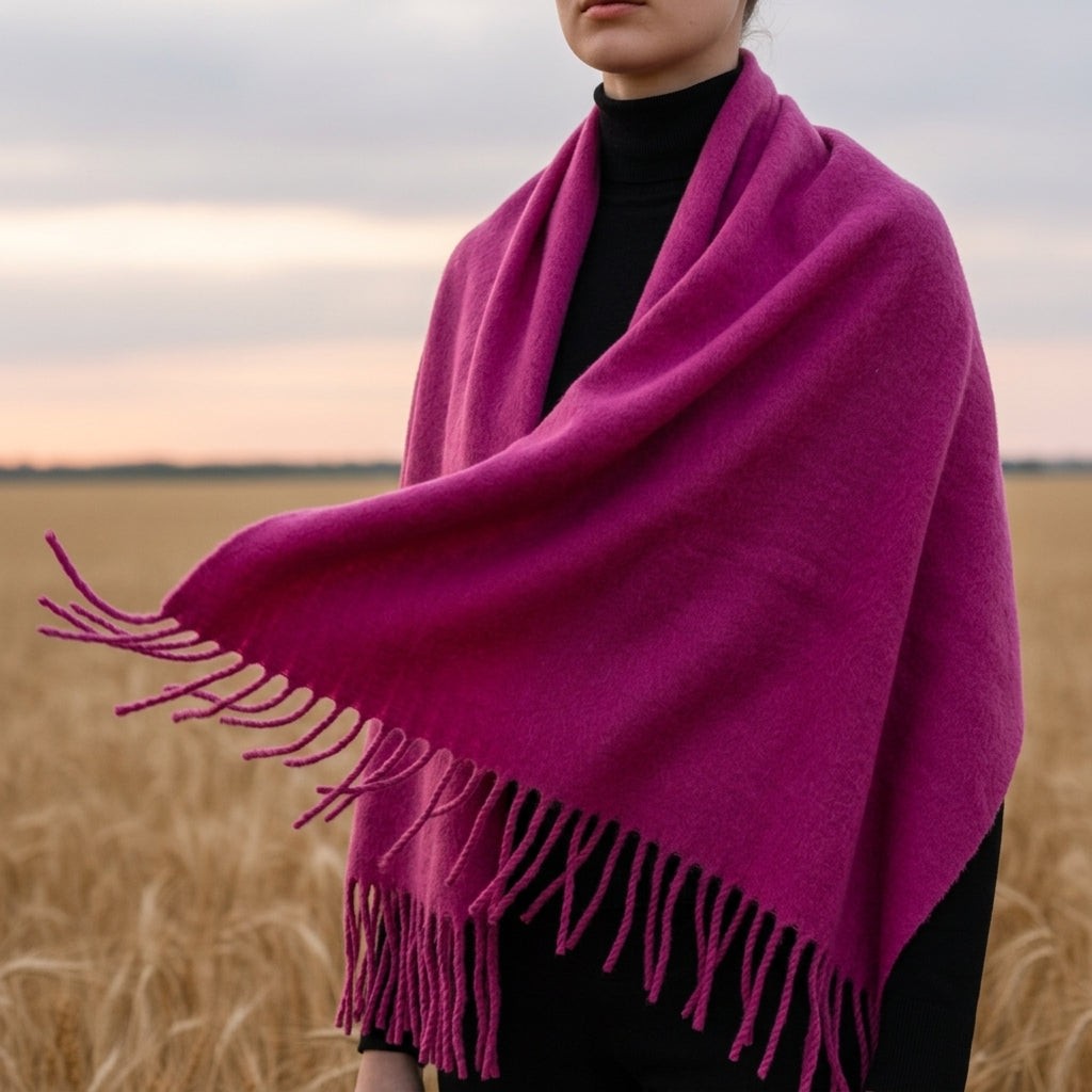 Anneliese | Tassel Cashmere Scarf photo