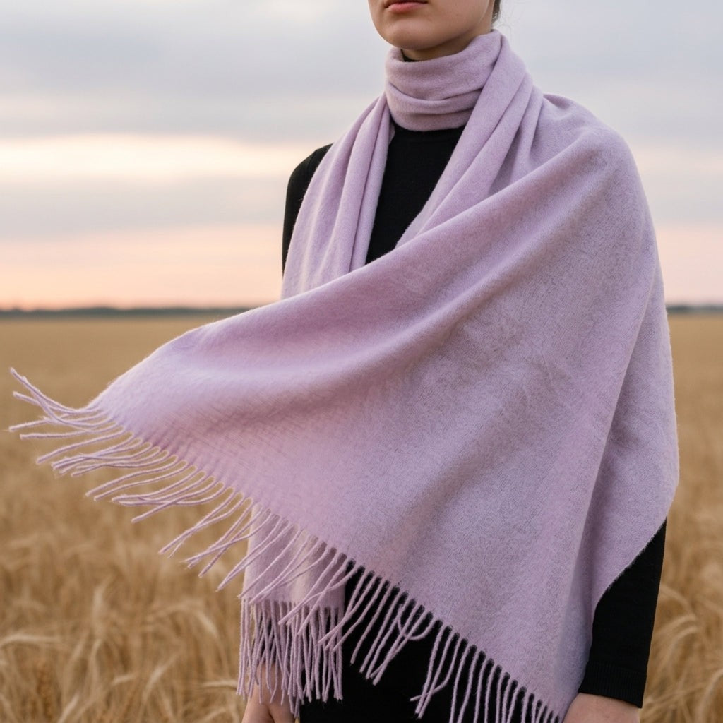 Anneliese | Tassel Cashmere Scarf photo