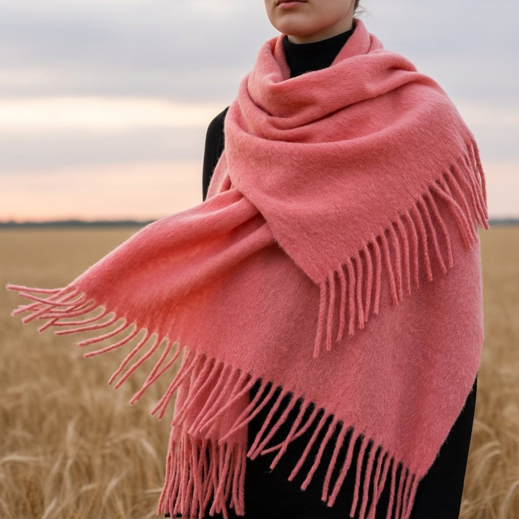 Anneliese | Tassel Cashmere Scarf photo