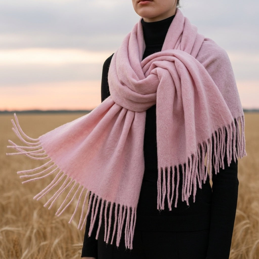 Anneliese | Tassel Cashmere Scarf photo