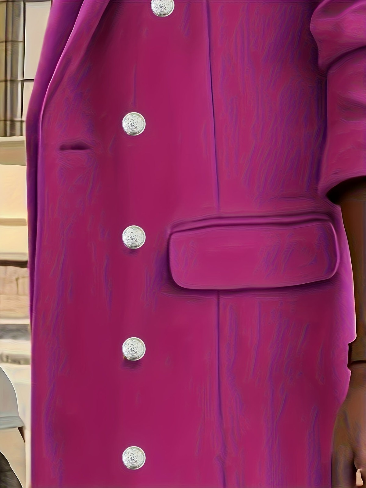 Annette | Women's Double-Breasted Longline Coat