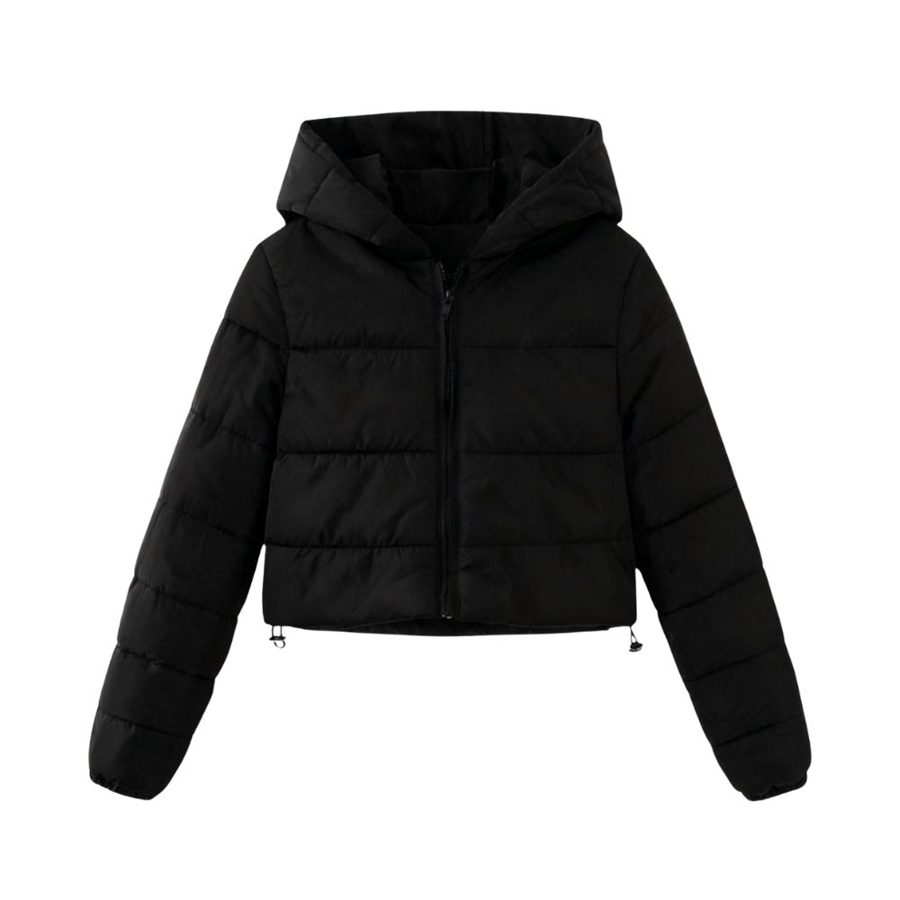 Bettina | Cropped Hooded Puffer Jacket photo
